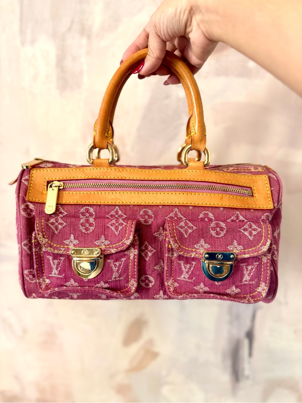 Vintage Louis Vuitton Neo bag Pink